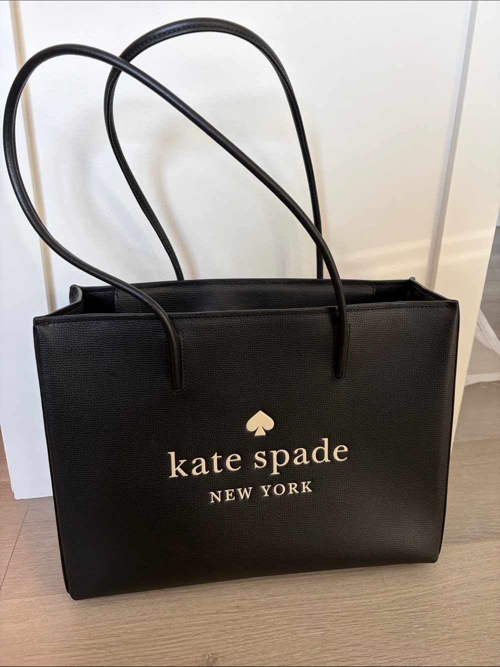 Kate Spade Trista Black Logo Tote Bag